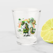 Verre A Shot Unicorne de vacances (Devant)