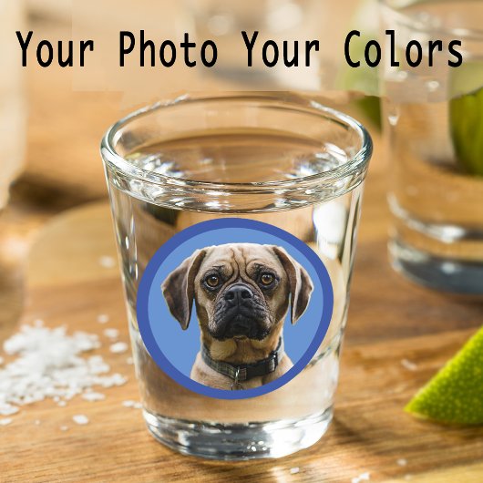 Verre A Shot Unique Personalized First Pet Dog Lover Photo Gift