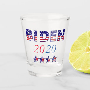 Verre A Shot USA Patriotic Biden 2020