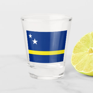 Verre A Shot Vacances Drapeau National Patriotique Curaçao
