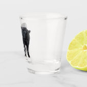 Verre A Shot Vache Angus Noire et veau mignon (Droite)