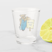 Verre A Shot Vache avec signe (Dos)