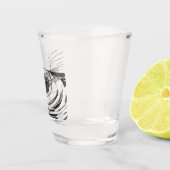 Verre A Shot Vague océanique (Droite)