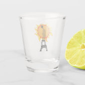 Verre A Shot Vague thermique européenne (Dos)