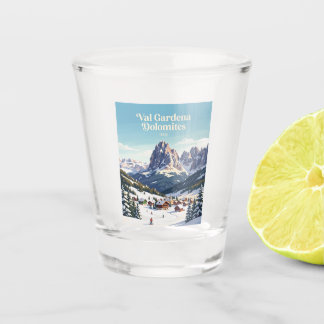 Verre A Shot Val Gardena Dolomites Italie