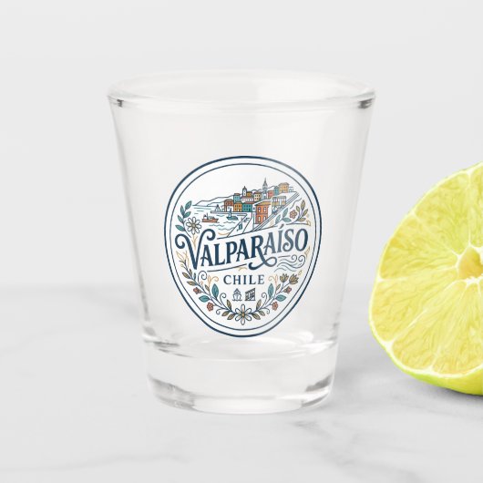 Verre A Shot Valparaíso Chili (Devant)