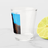 Verre A Shot Van Gogh Chat et fleurs (Droite)