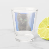 Verre A Shot Van Gogh Style Kitten noir (Dos)