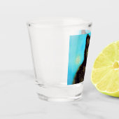 Verre A Shot Van Gogh Style Pouting Kitten (Gauche)