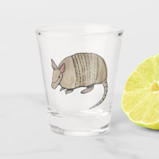 Verre A Shot Vaso de chupito con armadillo