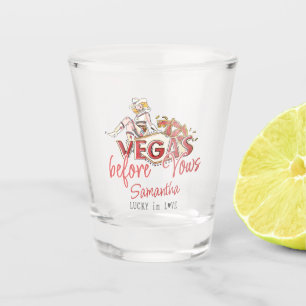 Verre A Shot Vegas Before Vows Casino Chanceuse Enterrement de 