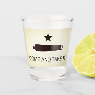 Verre A Shot Venez et prenez-le drapeau (TX)