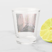 Verre A Shot Venise Gondola Ride Italienne Vacances Carte posta (Dos)