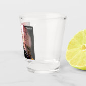 Verre A Shot Venise Gondola Ride Italienne Vacances Carte posta (Droite)