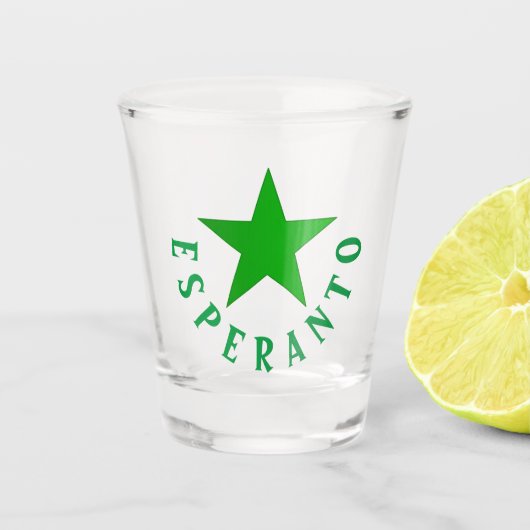 Verre A Shot Verda Stelo (Devant)