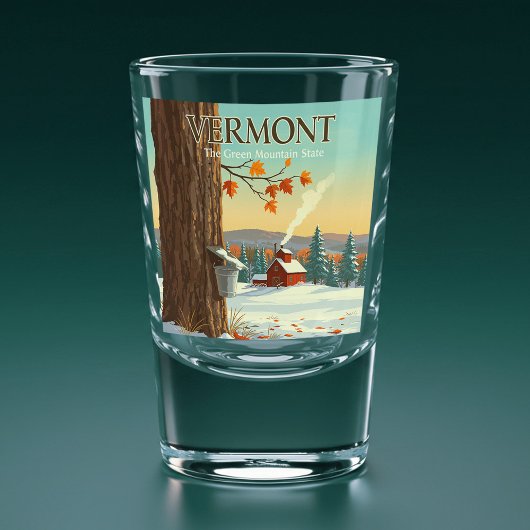 Verre A Shot Vermont vintage