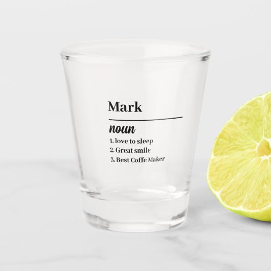 VERRE A SHOT VERRE À SHOT (Devant)