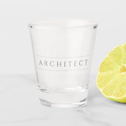 Verre A Shot Verre à shot ARCHITECT / Gris (Devant)