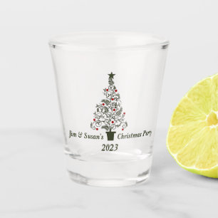 Verre A Shot Verre à shot cadeau de fête de Noël joyeux