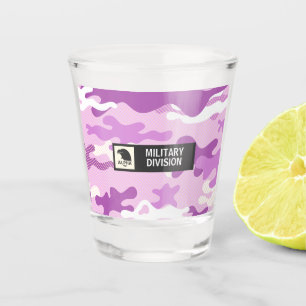 Verre A Shot Verre à shot camouflage militaire violet
