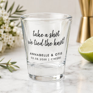 Verre A Shot Verre à shot de mariage   Cadeau de fête personnal