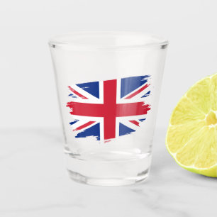 Verre A Shot Verre à shot du Royaume-Uni, Drapeau britannique p