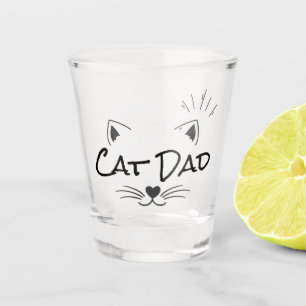 Verre A Shot Verre à Shot Papa Chat - Cadeau Drôle pour les Ama