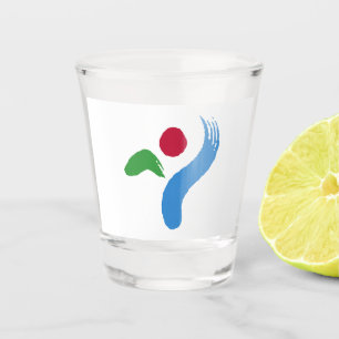 Verre A Shot Verre à shot patriotique avec le drapeau de Séoul
