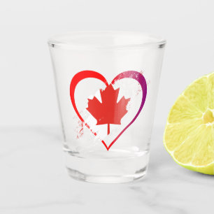 Verre A Shot Verre à shot pour la Fête du Canada