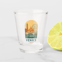 Verre à shot Vintage Venise Italie – Voyage en gon