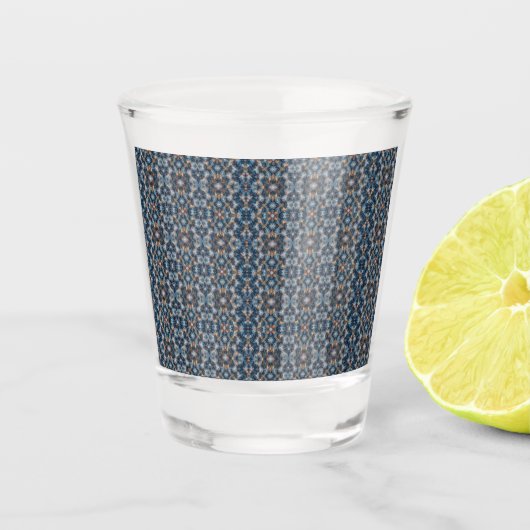 Verre A Shot Vibes bleues (Devant)