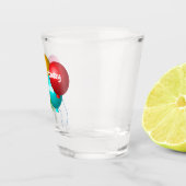 Verre A Shot Vibes d'anniversaire personnalisées Helium Balloon (Droite)