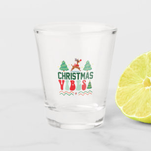 Verre A Shot Vibes de Noël