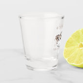 Verre A Shot Vibes décontractées et lumineuses pour le design A (Gauche)