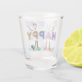 Verre A Shot Vibes joyeuses (Dos)