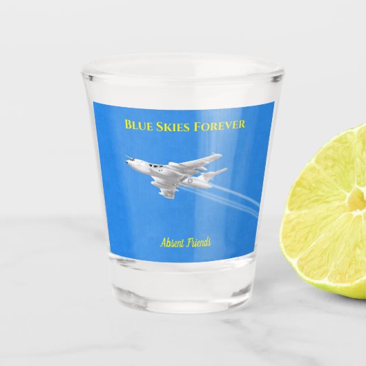 Verre A Shot Victor Bomber 'Amis absents' (Devant)