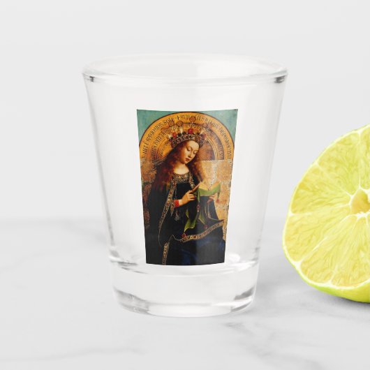 Verre A Shot Vierge Marie par Jan van Eyck (Devant)