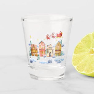 Verre A Shot Village de Noël du Pôle Nord du Père Noël