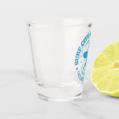 Verre A Shot Ville de surf (surfeur) (Gauche)