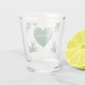 Verre A Shot Vin vert à la menthe (Dos)