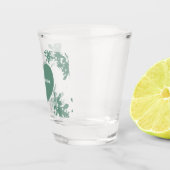 Verre A Shot Vin vert à la menthe (Droite)