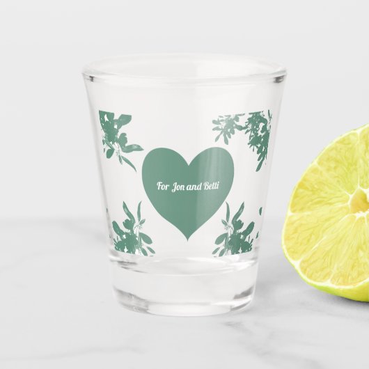 Verre A Shot Vin vert à la menthe (Devant)