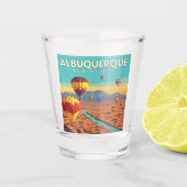 Verre A Shot Vintage Albuquerque New Mexico (Devant)