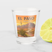 Verre A Shot Vintage El Paso Texas (Devant)