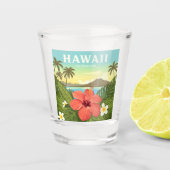 Verre A Shot Vintage Hawaii (Devant)
