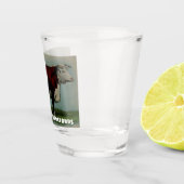 Verre A Shot Vintage Hereford Cow (Droite)