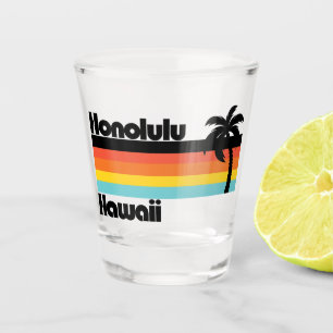 Verre A Shot Vintage Honolulu Hawaii