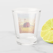Verre A Shot Vintage Illinois (Dos)