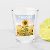 Verre A Shot Vintage Kansas (Devant)