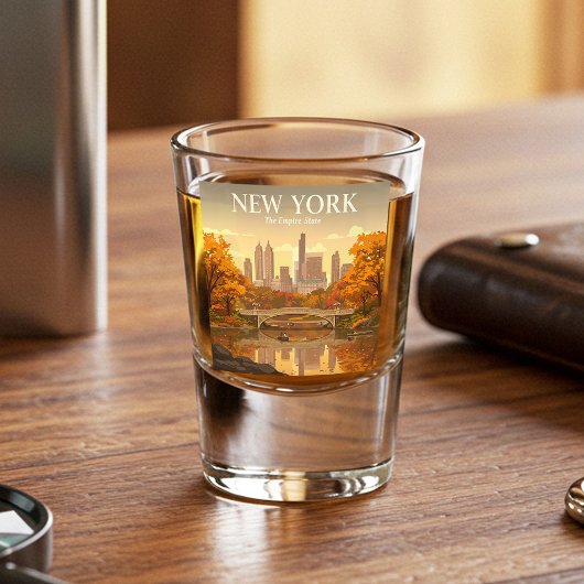 Verre A Shot Vintage New York